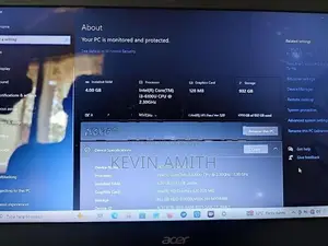 i3 6100u acer laptop