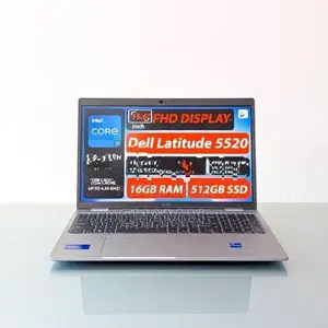 Dell Latitude 5520 Core i7 -11th Gen +16GB|512GB |Laptops Full Set