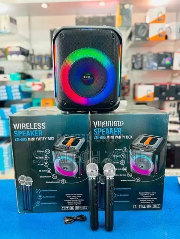 Karaoke Bluetooth Speaker with Wireless Mic New - ZIMA ZM-805