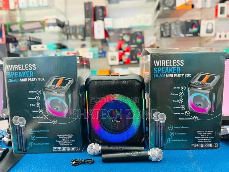 Karaoke Bluetooth Speaker with Wireless Mic New - ZIMA ZM-805