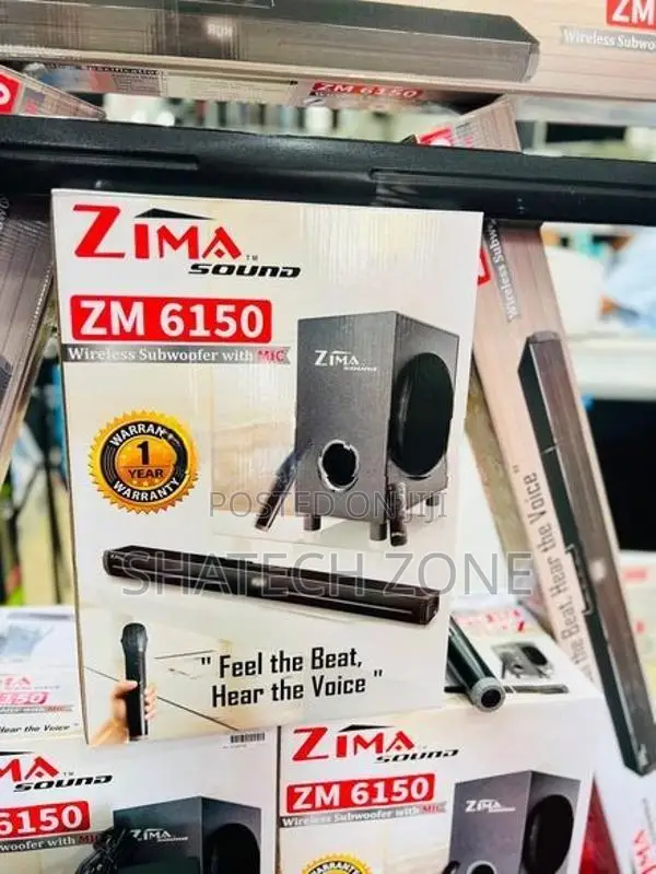 Speaker Soundbar / Subwoofer Bluetooth|USB (New) ZIMA ZM-6150