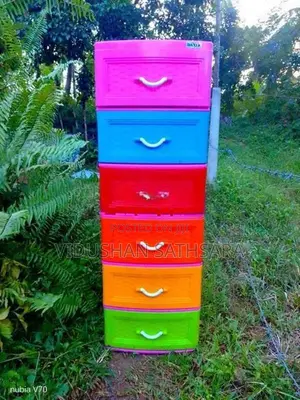 Daxer Plastic Drawer Cupboard 6 Layer