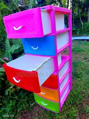 Daxer Plastic Drawer Cupboard 6 Layer