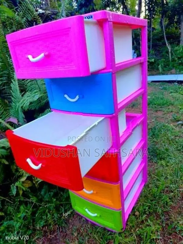 Daxer Plastic Drawer Cupboard 6 Layer