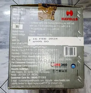 Havells Freddon-N 3 Jar Mixture Grinder