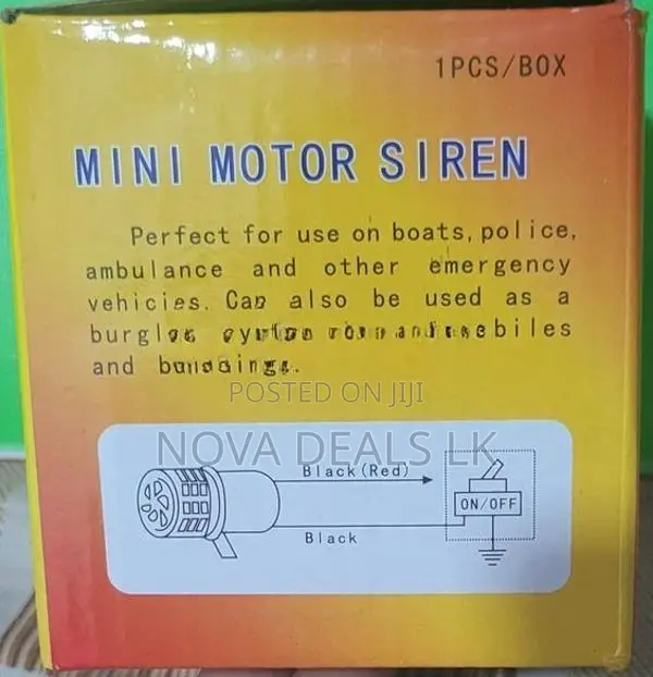 Mini Motor Siren AC 220V