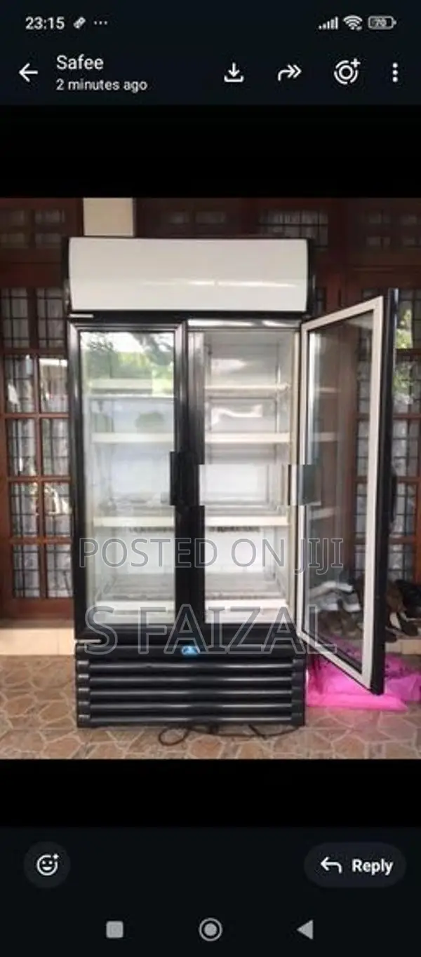 Sanden Double Door Bottle Cooler