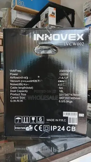 Innovex 18L Vacuum Cleaner Wet and Dry