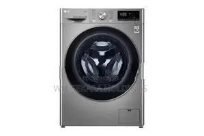 LG 8 Kg Front Load Washing Machine - Black
