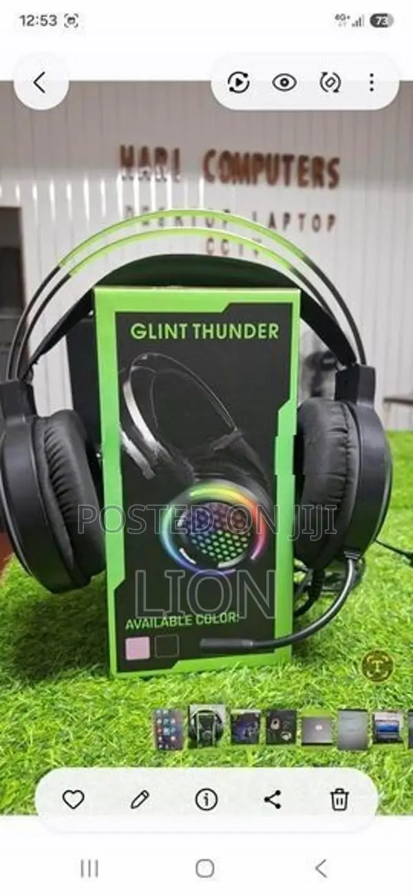 Glint Thunder G12 RGB Gaming Headset