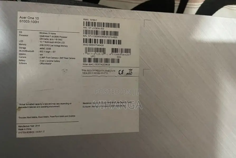 Acer Touch Detachable Laptop