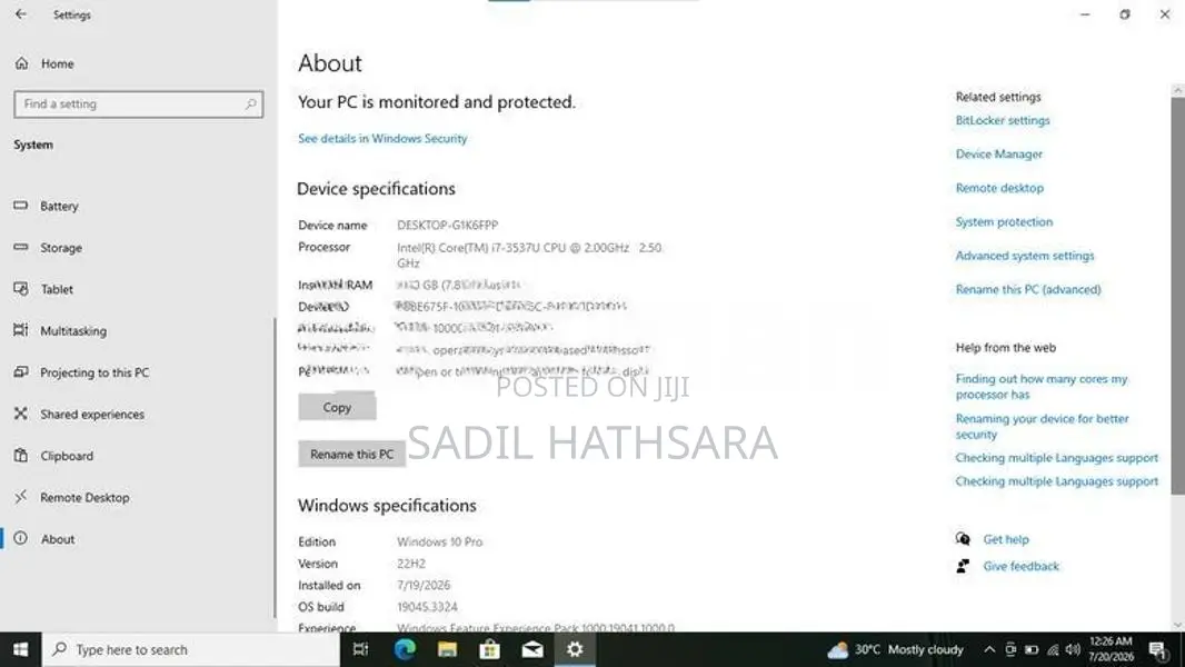 Core i7 Laptop
