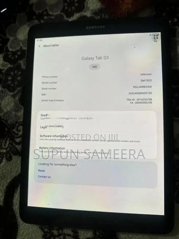 Samsung Galaxy Tab S3