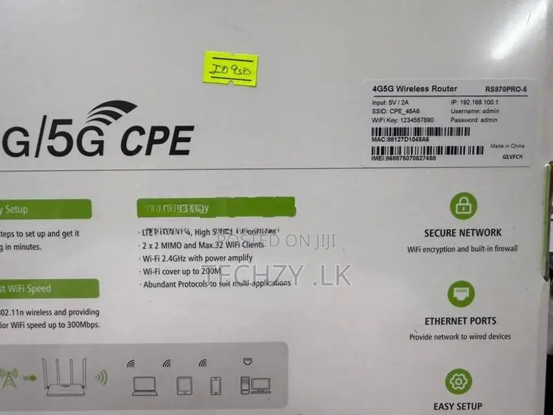 4G / 5G Sim router unlocked any network
