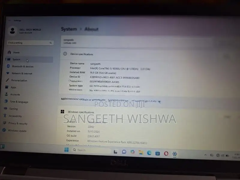 Dell i3 Laptop