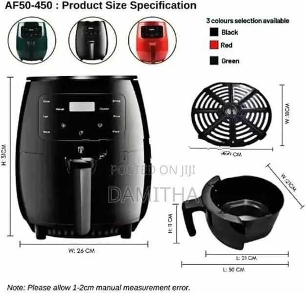 6L Multi-Functional Air Fryer