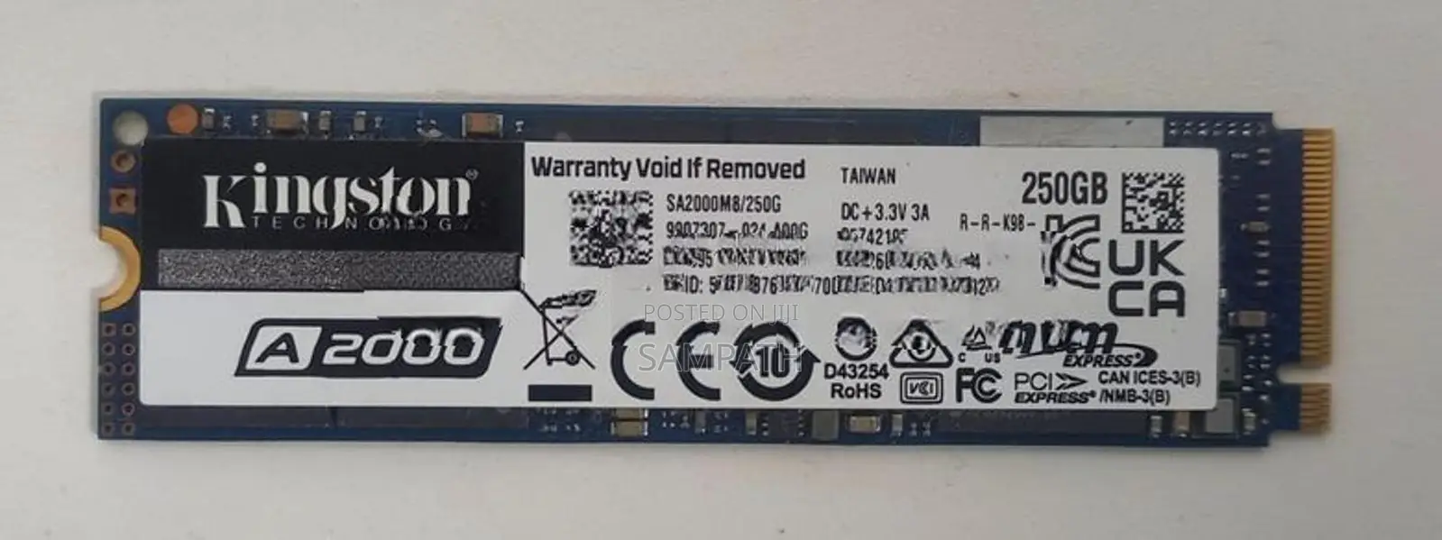 250GB NVMe SSD