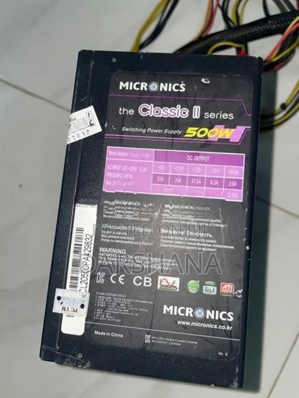 Micronics 500W Power Supply