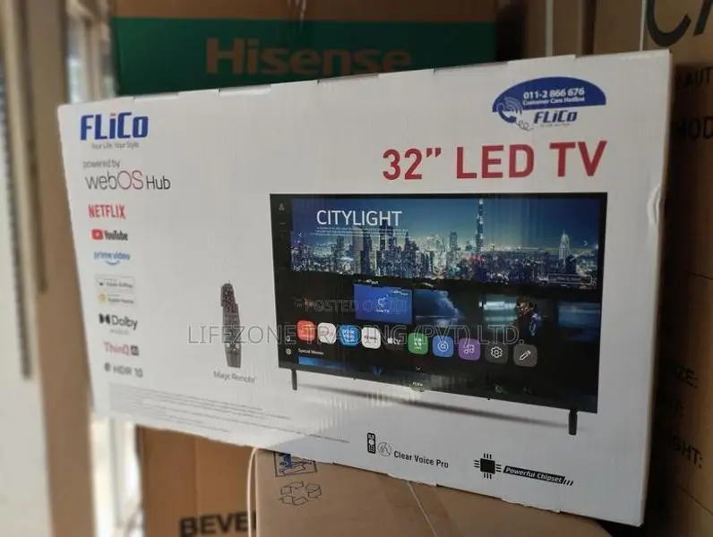 32 inch Flico Smart WebOS LED TV
