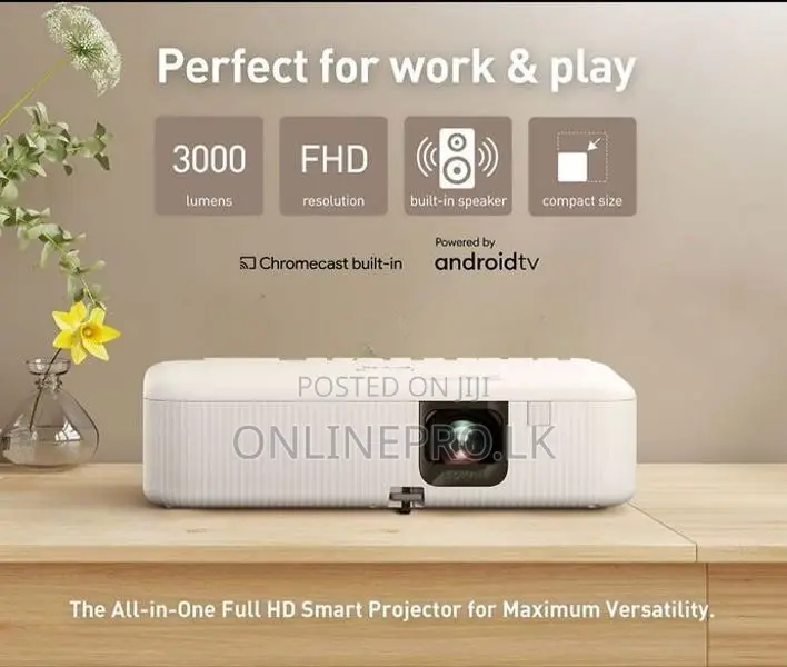 Epson HD Android Smart Projector With Screen