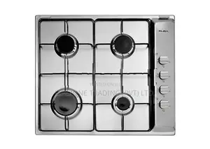 ELBA Four Gas Burners Cooker Hob - Silver