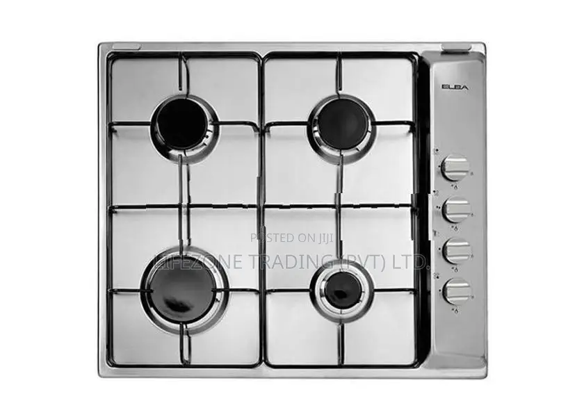 ELBA Four Gas Burners Cooker Hob - Silver