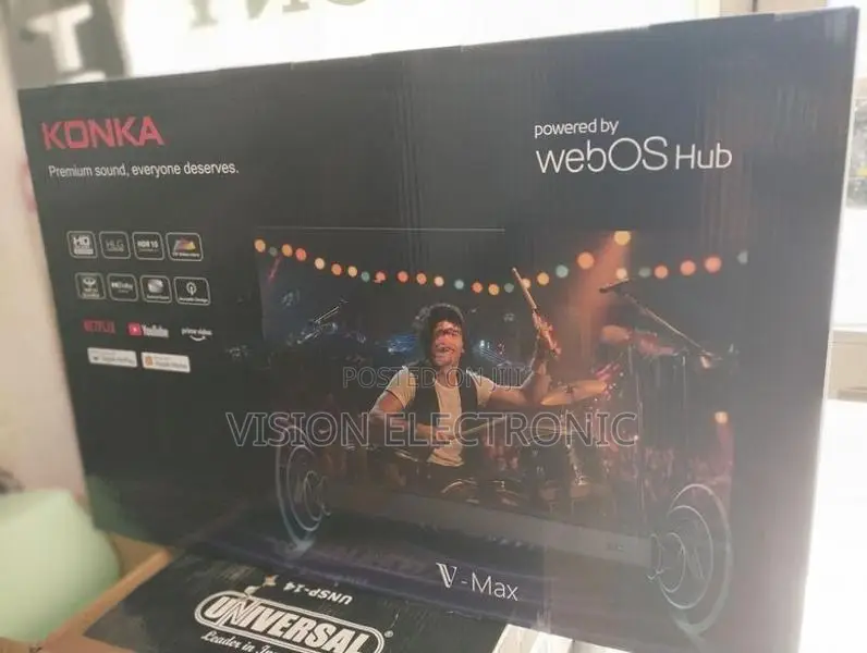 KONKA V-Max 32-inch HD Smart LED TV With Built-In Soundbar