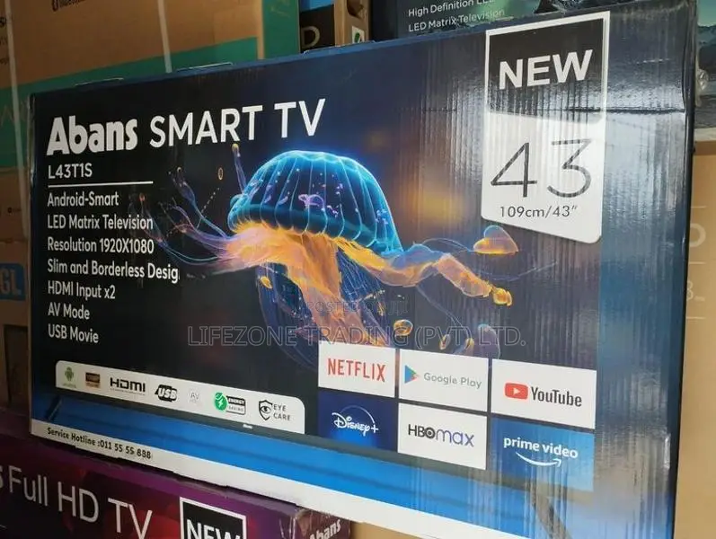 New 43 inch Abans Full HD Smart LED TV