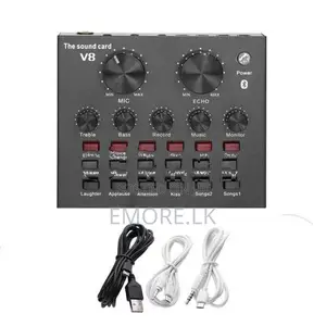 V8 USB Audio External Sound Card