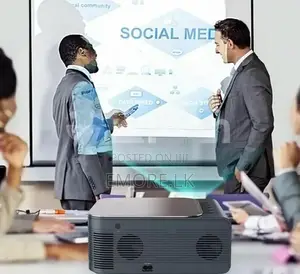Android 4k Office Projector 12000 Lumes Screen Sharing Wifi