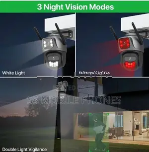 4MP Wifi Ptz Cctv Night Vision Camera With Two Way Audio