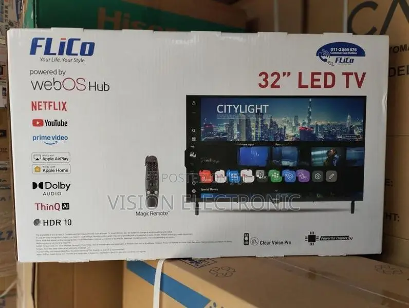 Flico 32 Inch Smart WebOS HD LED TV