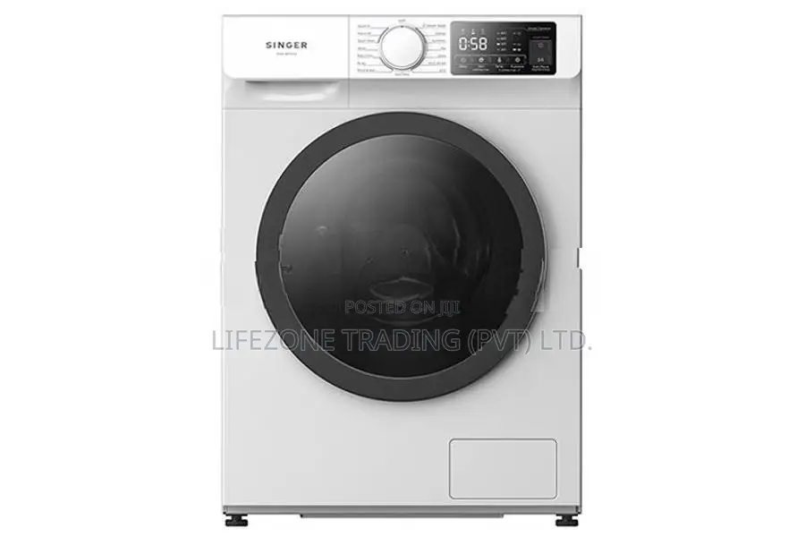 Singer Front Load 10.5kg Washing Machine - White (Inverter)