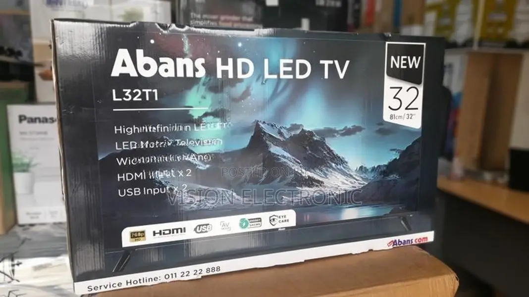 Abans 32" HD Frameless LED TV