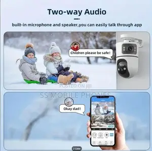 4MP WIFI Dual Screen PTZ AI Camera