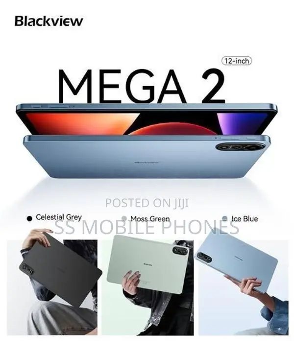 Blackview Mega 2 (12 + 24GB) RAM 256GB ROM 12” Tablet