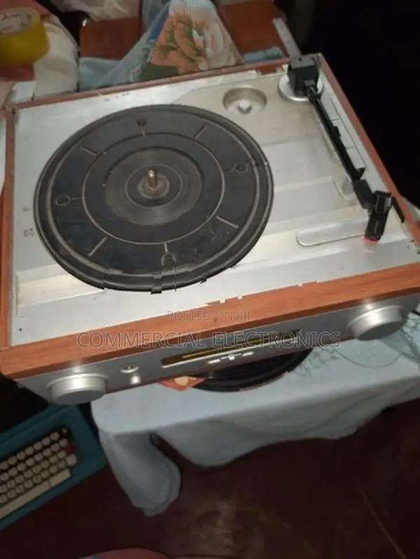 3 speed Records player with radio