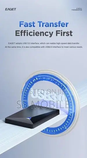 Eaget Portable Hard Drive 500GB USB 3.0