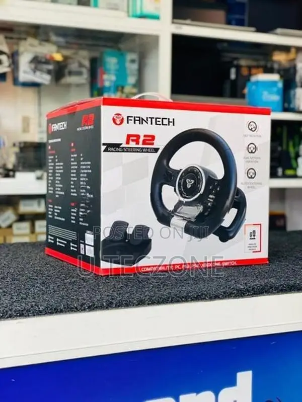Fantech R2 Racing Steering Wheel Gaming Playstation