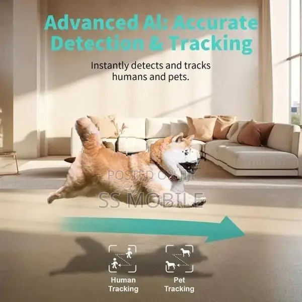 Alaga 360° Panoramic Indoor Security Camera AI Tracking
