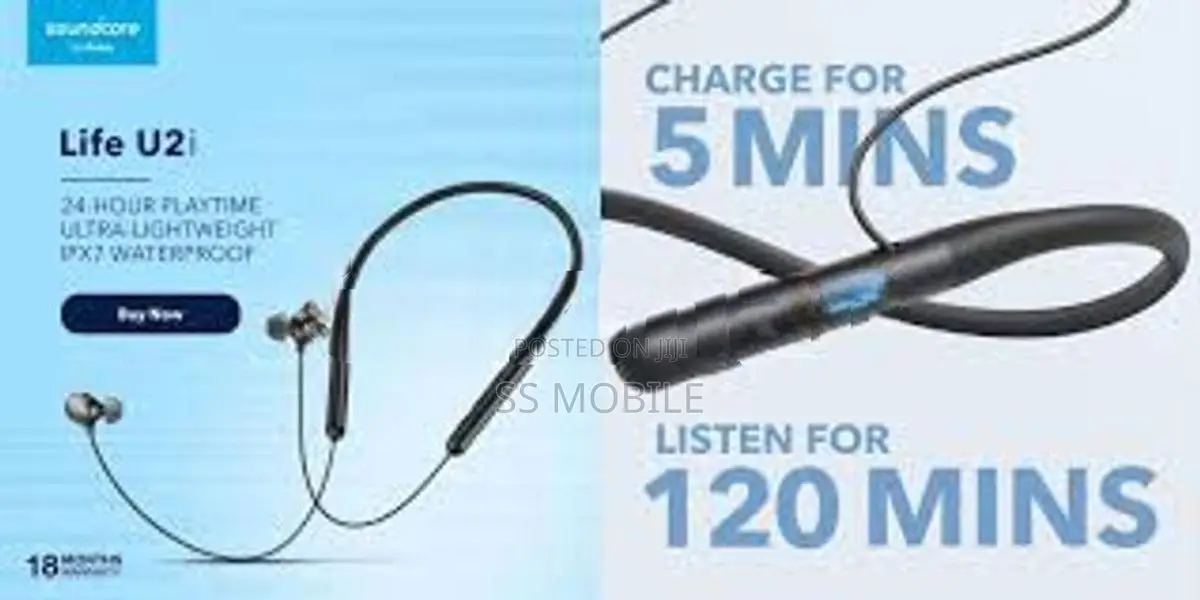Anker Soundcore Life U2i Bluetooth Neckband (18 Months War)