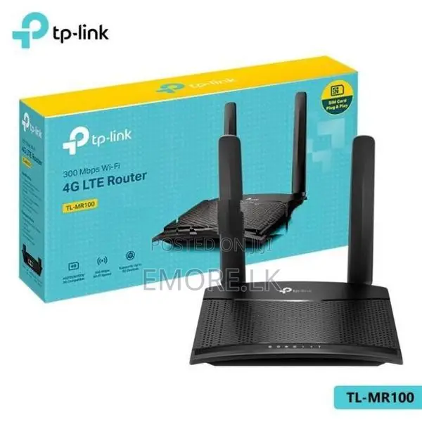 Routeur ' TP-link 4G LTE sim TL-MR100