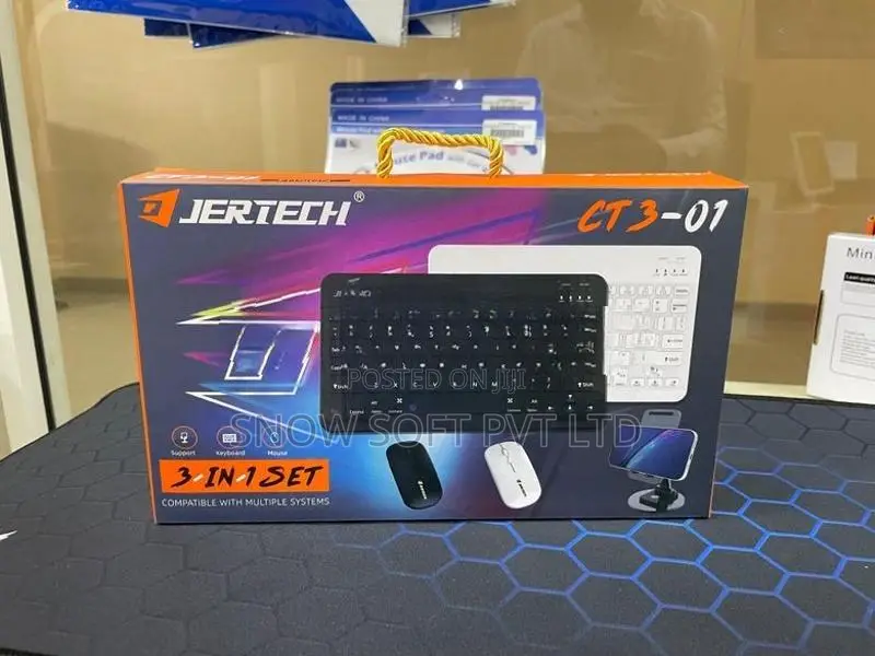 Jertech CT3-01 Slim Portable Wireless Combo