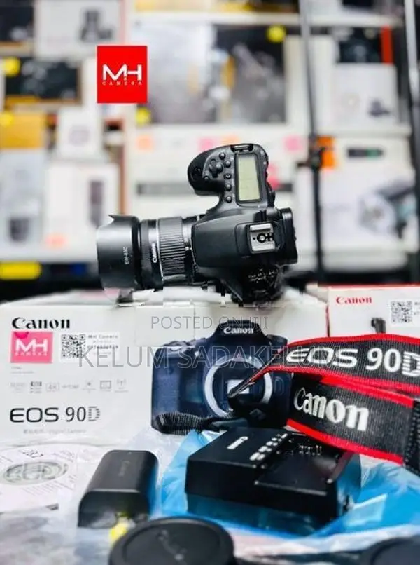 Canon EOS 90D 32.5Mp 4K DSLR Camera Full Set Box