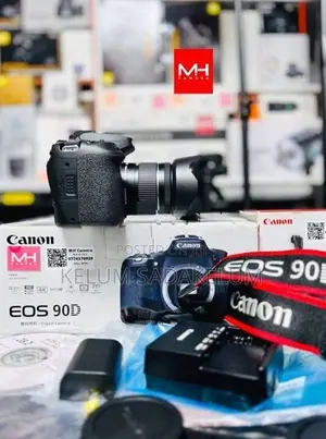 Canon EOS 90D 32.5Mp 4K DSLR Camera Full Set Box