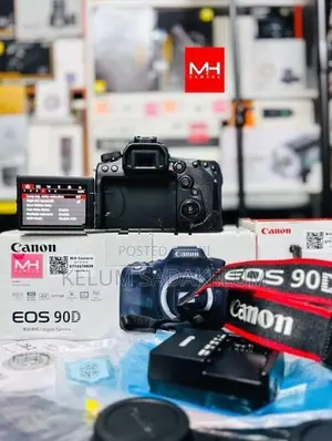 Canon EOS 90D 32.5Mp 4K DSLR Camera Full Set Box