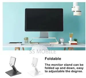 Hillport Heavy Duty Portable Monitor Stand - Iron