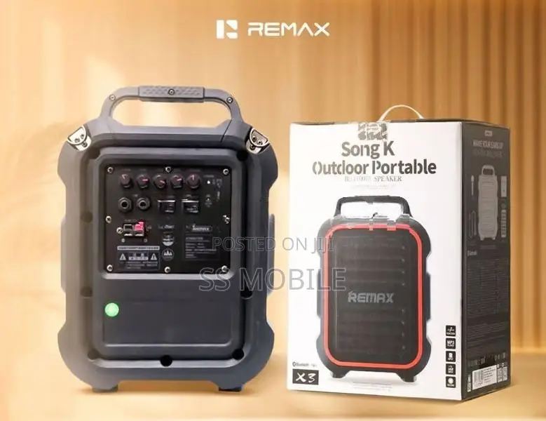 RB-X5 Outdoor Trolley Bluetooth Speaker with Two Mics