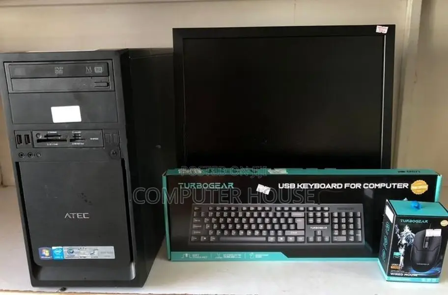 Core I5 4th Gen, 4gb Ram, 19” Monitor Full Set Desktop,Computer, PC