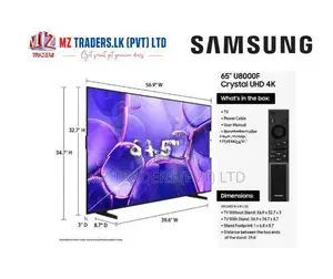 Samsung 65″ Crystal UHD U8000F 4K HDR10+ Tizan Smart TV